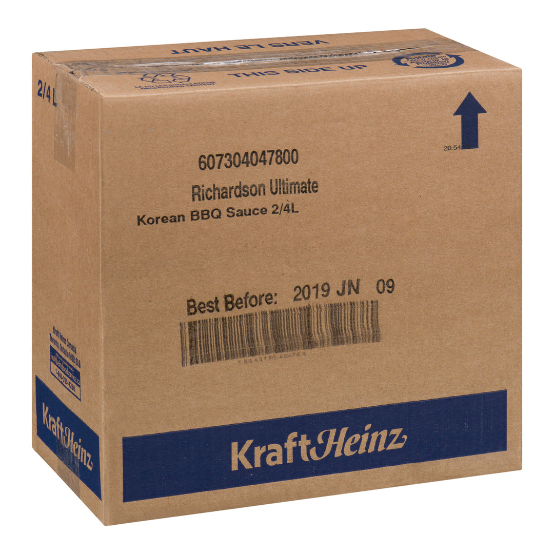 Sauce BBQ coréenne - 2 x 4 L - Heinz - Ingrédients pour restaurants et services de restauration - Distribution canadienne