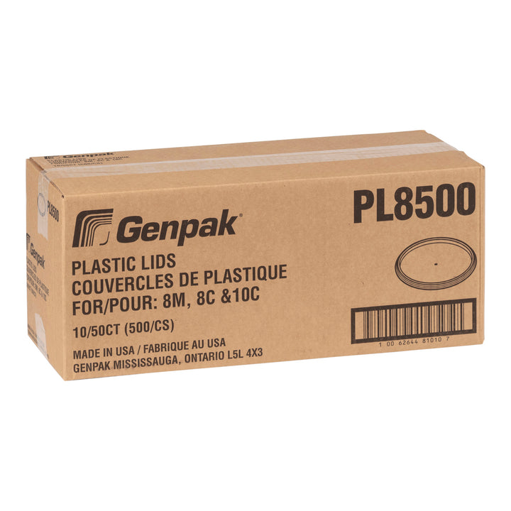 Couvercle en plastique pour FC8C - 10 x 50 unités - Genpak Corp - Emballage et accessoires - Fournitures et équipement pour restaurants - Distribution canadienne