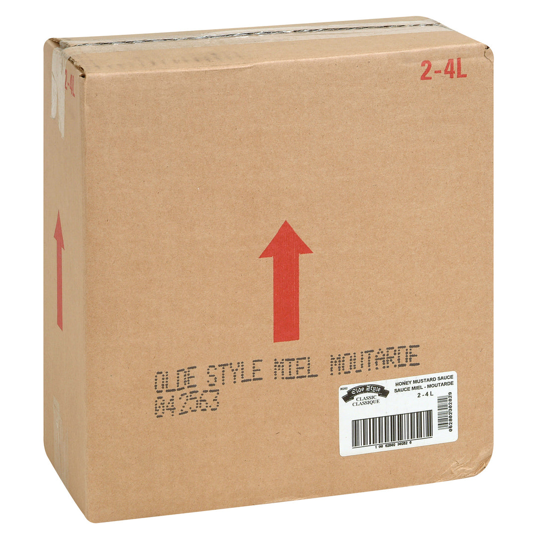 Sauce moutarde au miel - 2 x 4 L - Style ancien - Ingrédients pour restaurants et services de restauration - Distribution canadienne