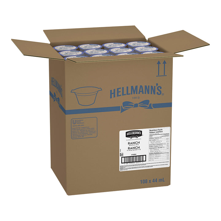 Dip Ranch en gobelet sans gluten - 1 x 108 unités - Hellmann's - Ingrédients pour restaurants et services de restauration - Distribution canadienne