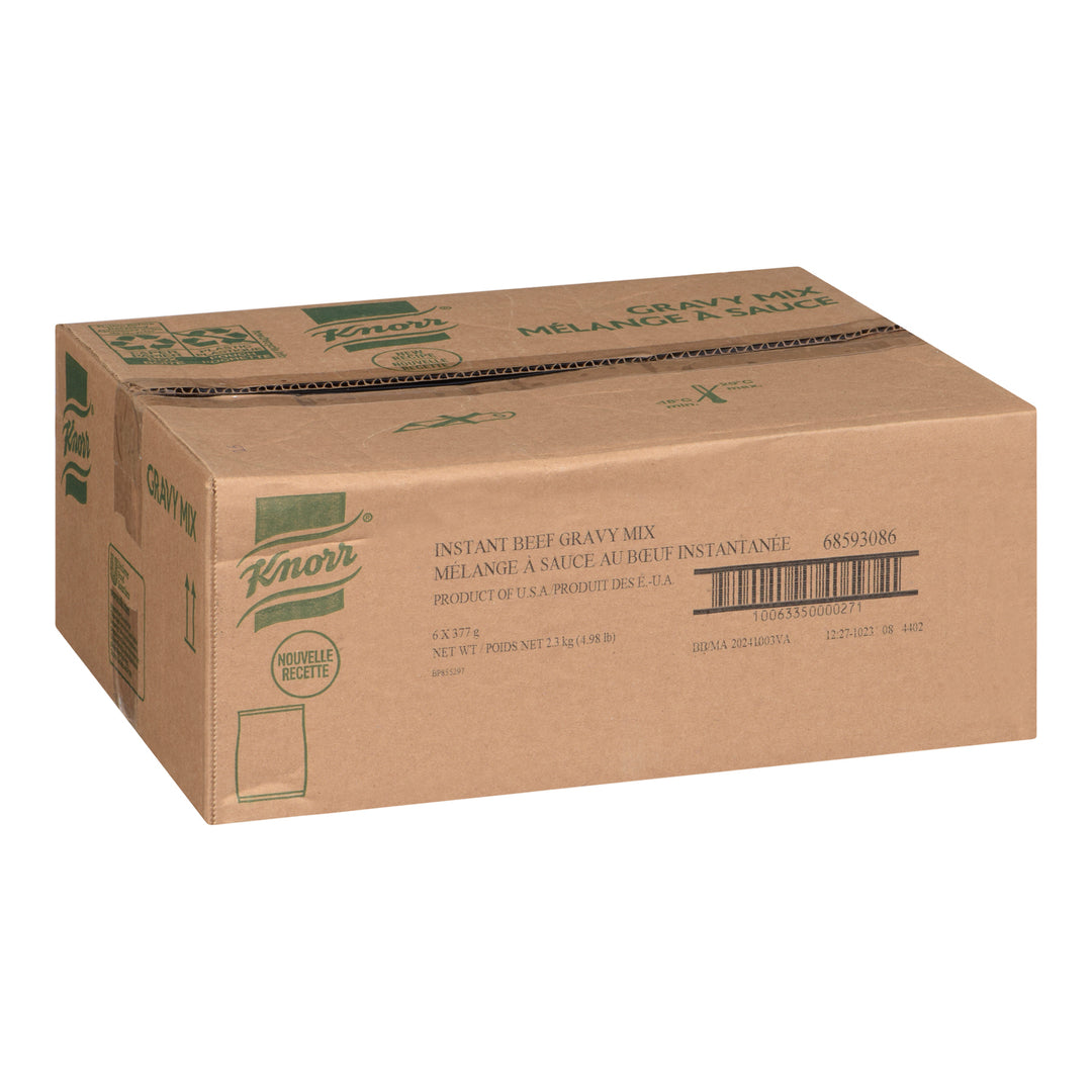 Gravy Beef Instant - 6 x 377 g - Knorr Swiss - Restaurant and Foodservice Ingredients - Canadian Distribution