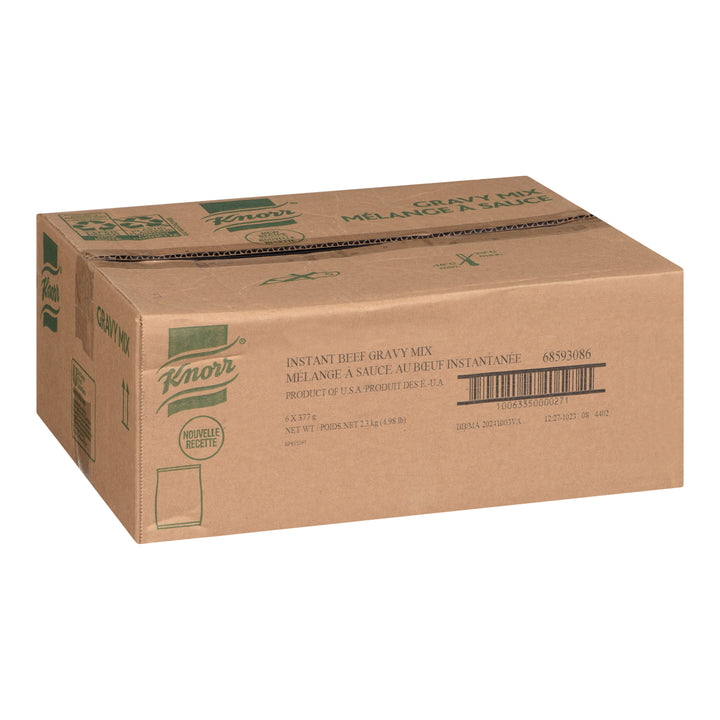 Gravy Beef Instant - 6 x 377 g - Knorr Swiss - Restaurant and Foodservice Ingredients - Canadian Distribution