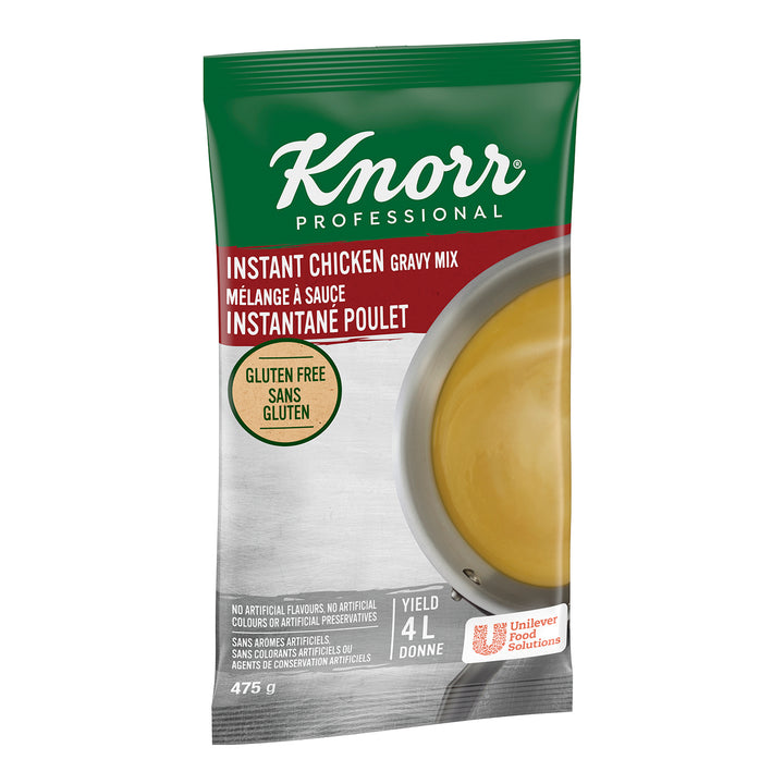 Gravy Chicken Instant - 6 x 475 g - Knorr Swiss - Restaurant and Foodservice Ingredients - Canadian Distribution