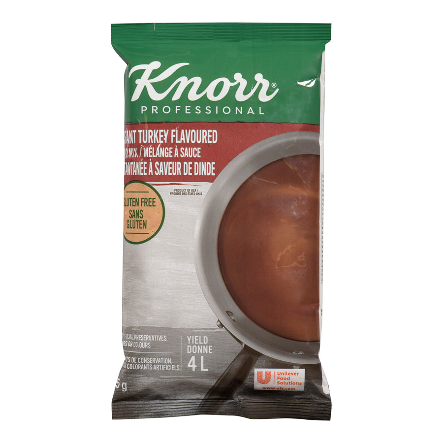 Gravy Turkey Instant - 6 x 475 g - Knorr Swiss - Restaurant and Foodservice Ingredients - Canadian Distribution