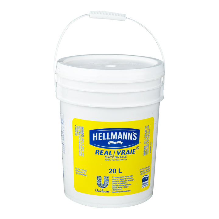 Mayonnaise Real Gluten-Free - 1 x 20 L - Hellmans - Restaurant and Foodservice Ingredients - Canadian Distribution