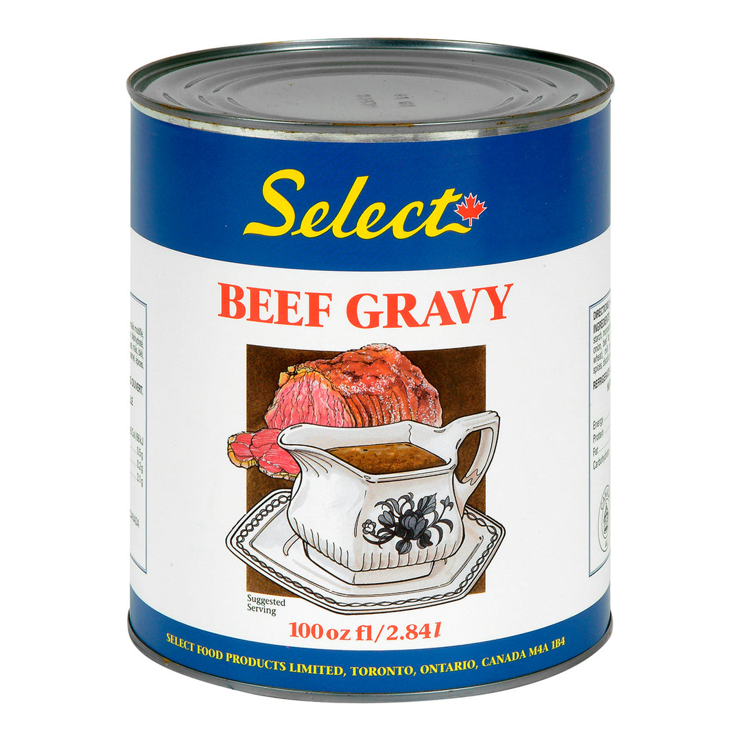Gravy Beef Ready To Serve - 6 x 100 oz - Select Food Pro - Restaurant and Foodservice Ingredients - Canadian Distribution