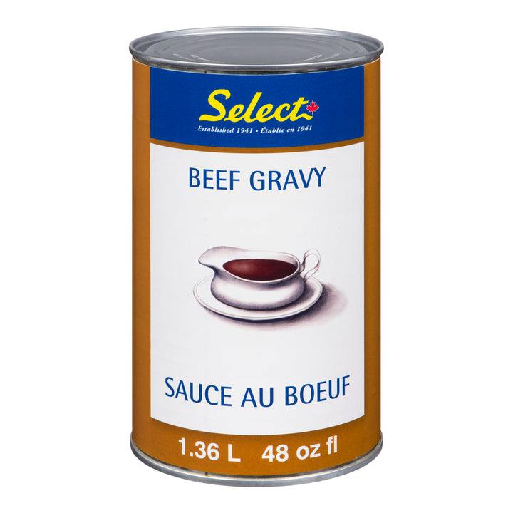 Gravy Beef Liquid - 12 x 48 oz - Select Food Pro - Restaurant and Foodservice Ingredients - Canadian Distribution