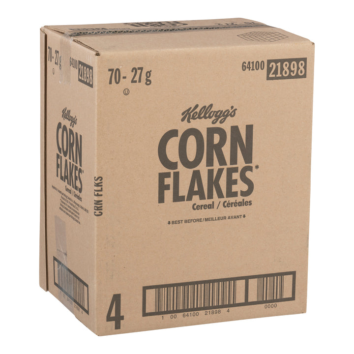 Céréales Corn Flakes Individuelles - 70 x 27 g - Kellogg's - Ingrédients pour Restaurants et Services de Restauration - Distribution Canadienne