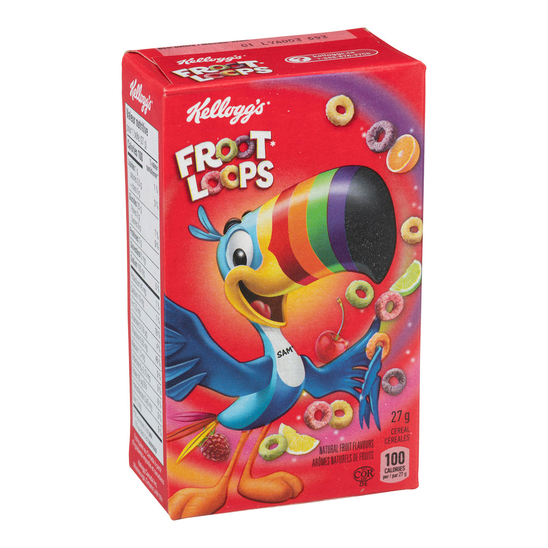 Céréales Froot Loops en portions individuelles - 70 x 27 g - Kellogg's - Ingrédients pour restaurants et services de restauration - Distribution canadienne