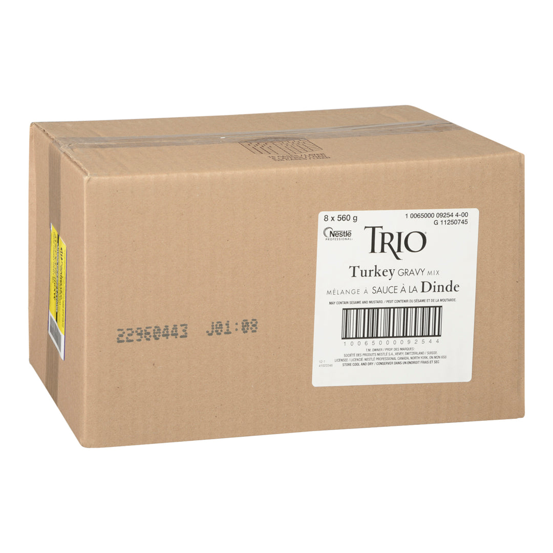 Sauce en poudre pour sauce de dinde - 8 x 560 g - Trio - Ingrédients pour restaurants et services de restauration - Distribution canadienne