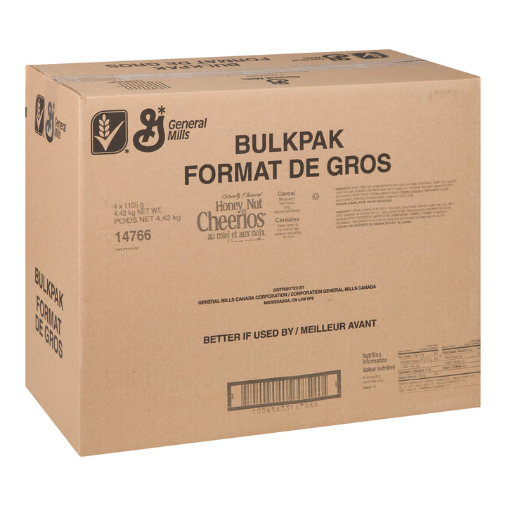 Céréales Cheerio Honey Nut - 4 x 1105 g - General Mills - Ingrédients pour restaurants et services de restauration - Distribution canadienne