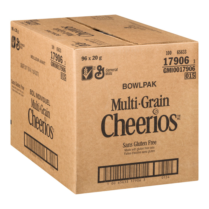 Céréales Cheerio Multigrain - 96 x 20 g - General Mills - Ingrédients pour restaurants et services de restauration - Distribution canadienne
