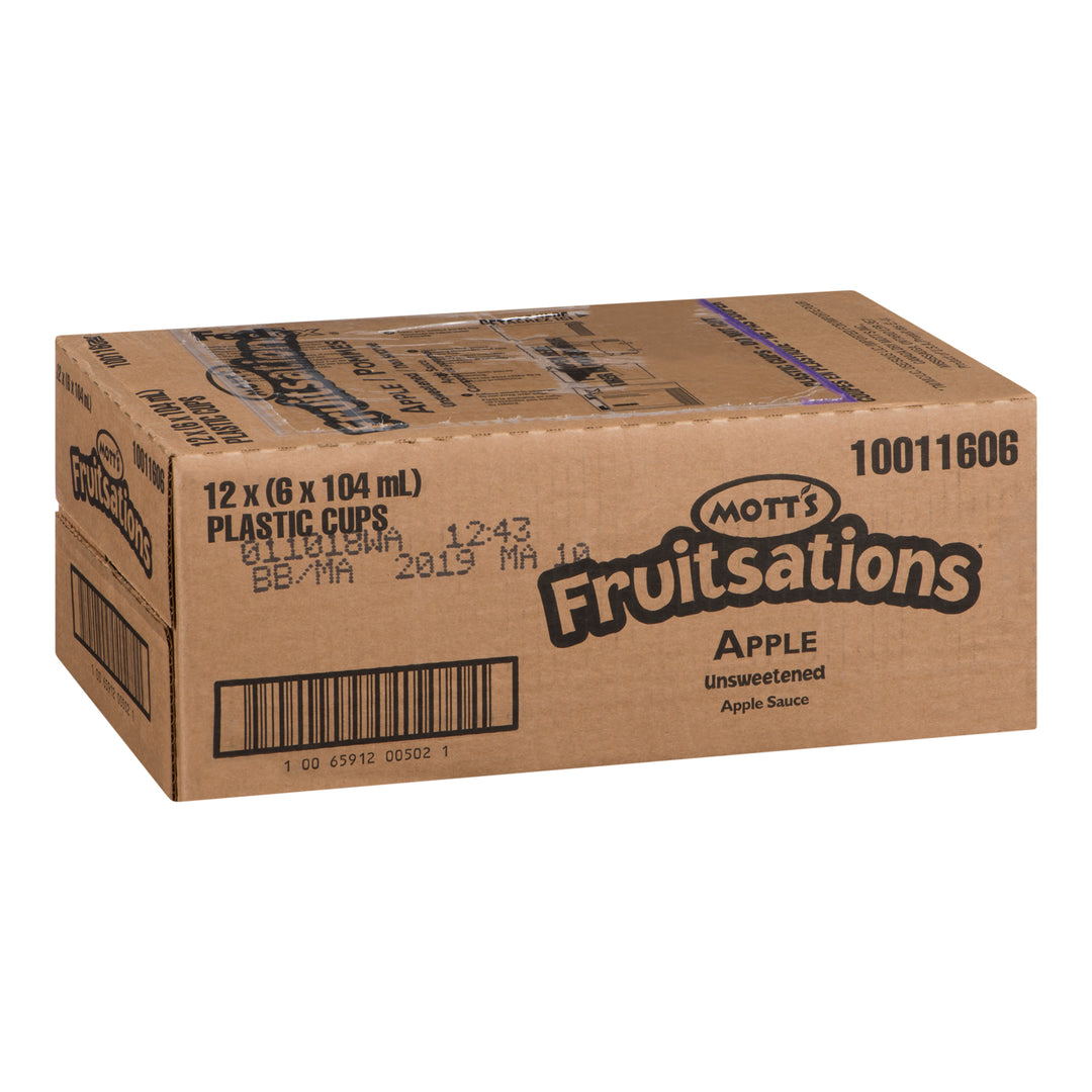 Compote de pommes non sucrée - 72 x 104 mL - Fruitsations - Ingrédients pour restaurants et services de restauration - Distribution canadienne
