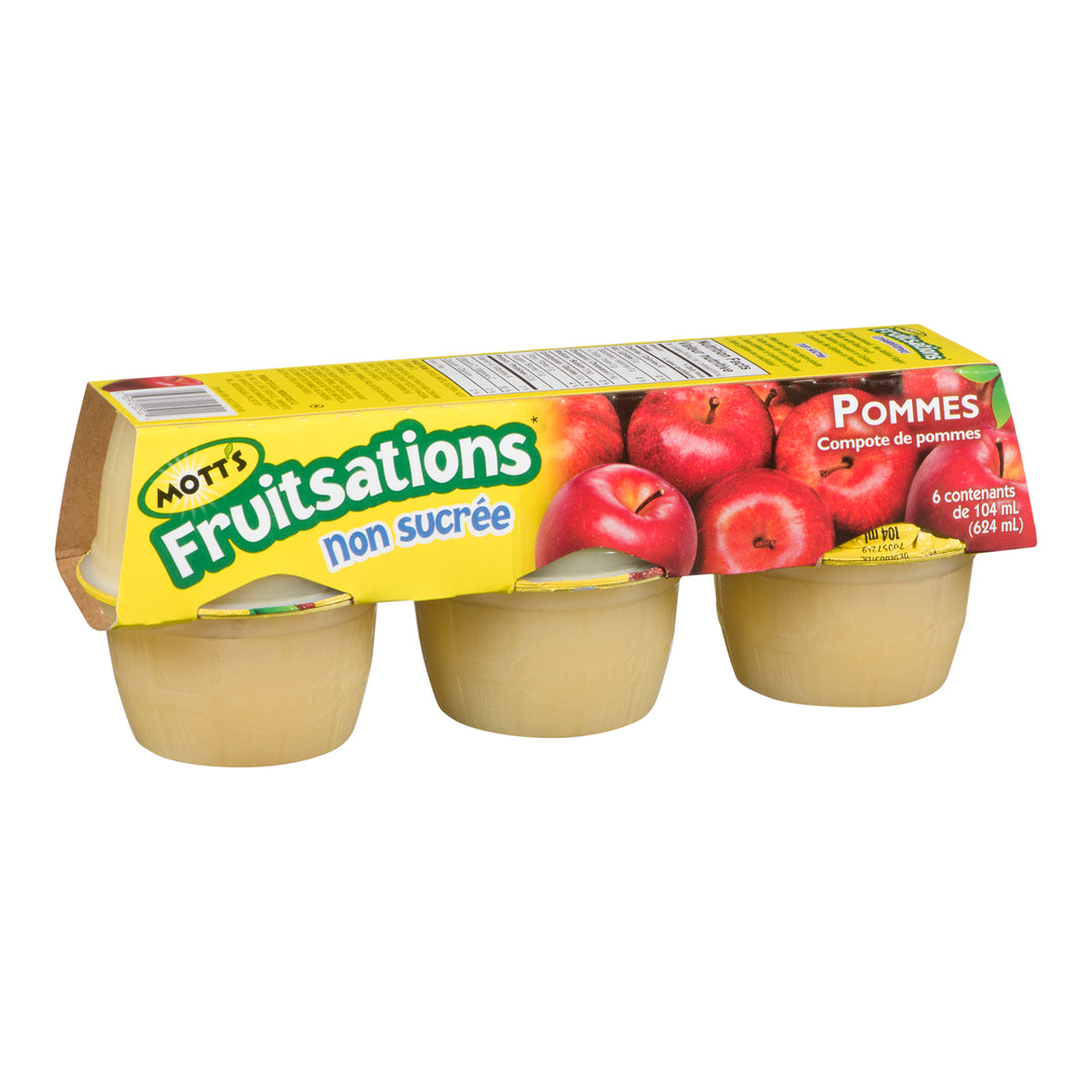 Compote de pommes non sucrée - 72 x 104 mL - Fruitsations - Ingrédients pour restaurants et services de restauration - Distribution canadienne