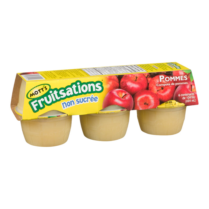 Compote de pommes non sucrée - 72 x 104 mL - Fruitsations - Ingrédients pour restaurants et services de restauration - Distribution canadienne