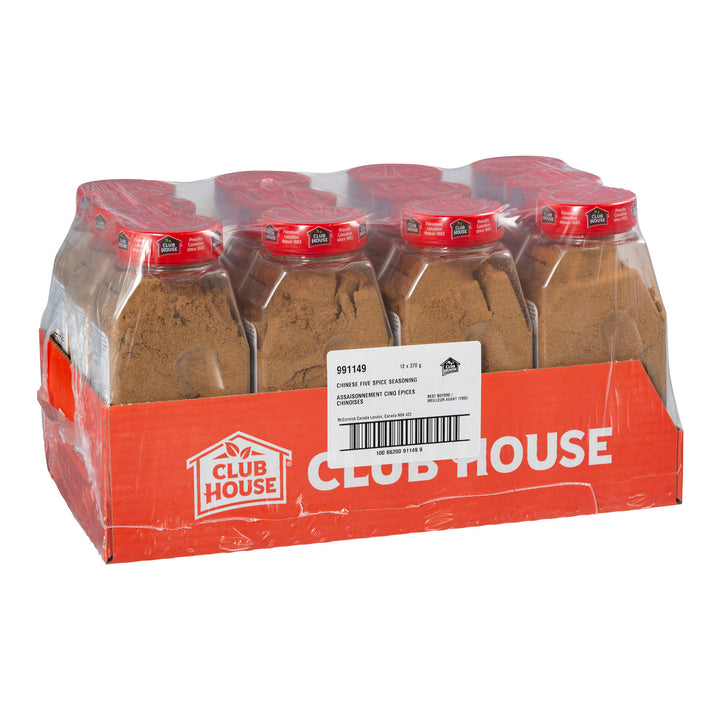 Assaisonnement chinois cinq épices - 12 x 370 g (Boîte = 1 x 370 g) - Clubhouse - Ingrédients pour restaurants et services de restauration - Distribution canadienne
