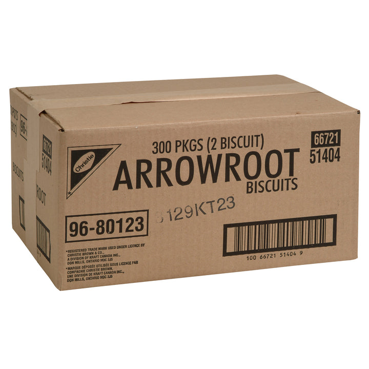 Arrowroot pour biscuits - 300 x 2 unités - Christie - Ingrédients pour restaurants et services de restauration - Distribution canadienne