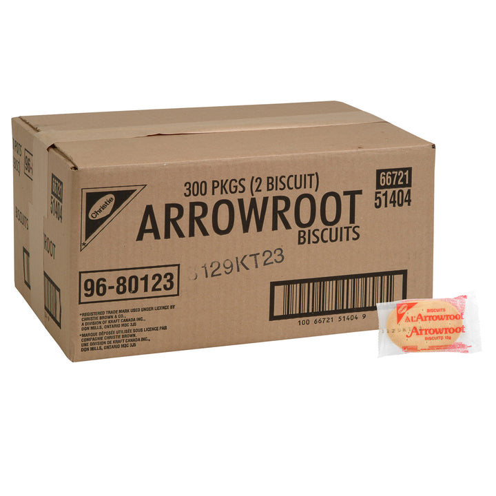 Arrowroot pour biscuits - 300 x 2 unités - Christie - Ingrédients pour restaurants et services de restauration - Distribution canadienne