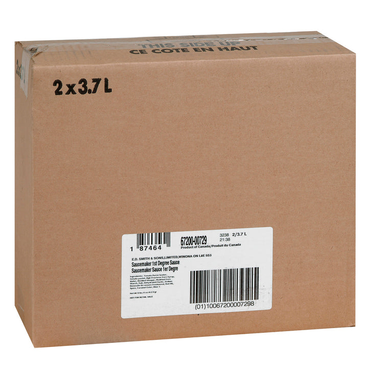 Sauce Wing 1st Degree - 2 x 3,7 L - Fabricant de sauces - Ingrédients pour restaurants et services de restauration - Distribution canadienne