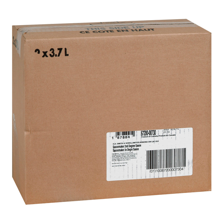Sauce Hot 2nd Degree Wing - 2 x 3,7 L - Saucemaker - Ingrédients pour restaurants et services de restauration - Distribution canadienne