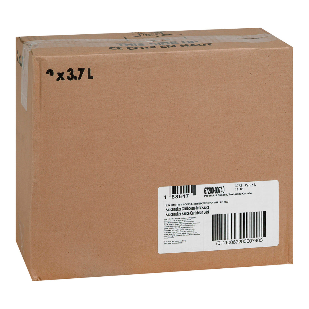 Sauce Jerk Caraïbes - 2 x 3,7 L - Saucemaker - Ingrédients pour restaurants et services de restauration - Distribution canadienne