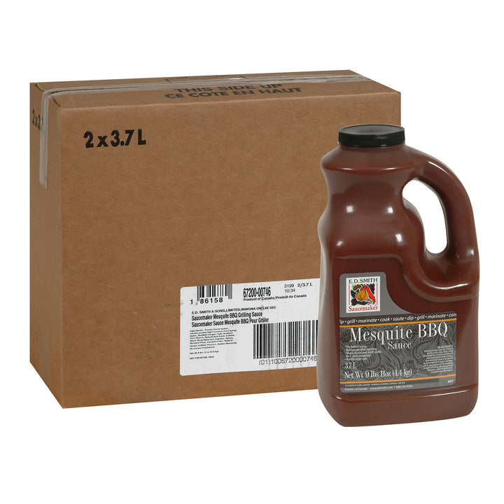 Sauce BBQ Mesquite Grilling - 2 x 3,7 L - Saucemaker - Ingrédients pour restaurants et services de restauration - Distribution canadienne