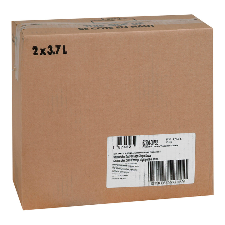 Sauce Orange Gingembre Piquante - 2 x 3,7 L - Saucemaker - Ingrédients pour restaurants et services de restauration - Distribution canadienne