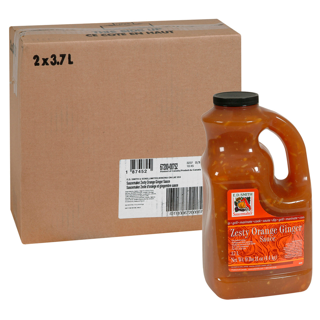 Sauce Orange Gingembre Piquante - 2 x 3,7 L - Saucemaker - Ingrédients pour restaurants et services de restauration - Distribution canadienne