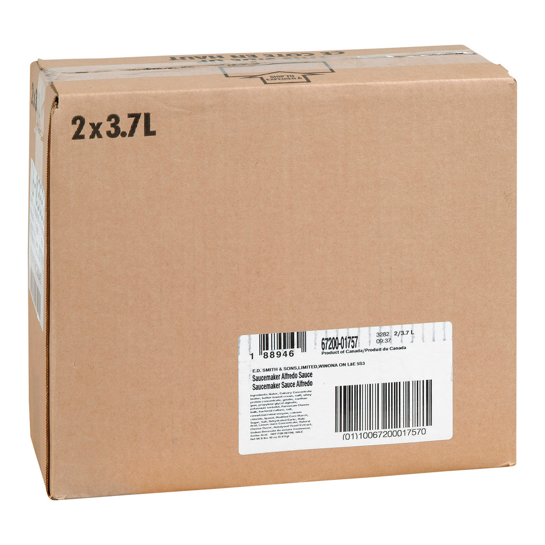 Sauce Alfredo - 2 x 3,7 L - Saucemaker - Ingrédients pour restaurants et services de restauration - Distribution canadienne
