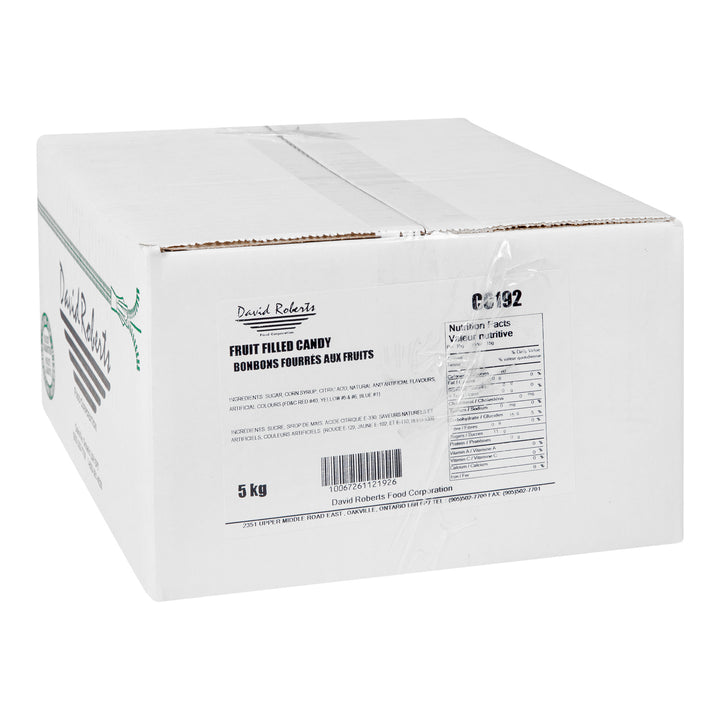 Assortiment de bonbons fourrés aux fruits - 1 x 5 kg - David Roberts - Ingrédients pour restaurants et services de restauration - Distribution canadienne
