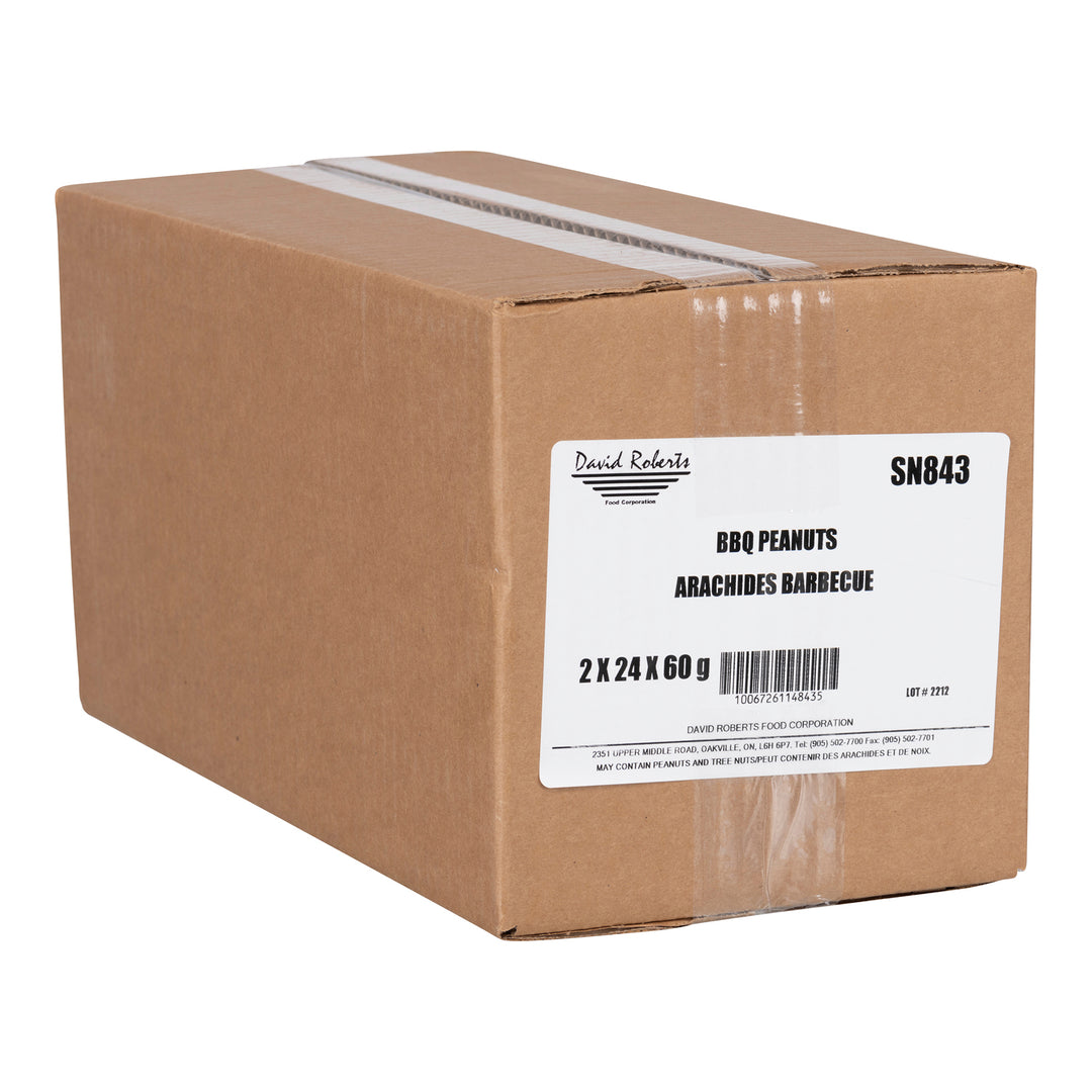 Snack Pack BBQ Peanut - 48 x 60 g - David Roberts - Ingrédients pour restaurants et services de restauration - Distribution canadienne