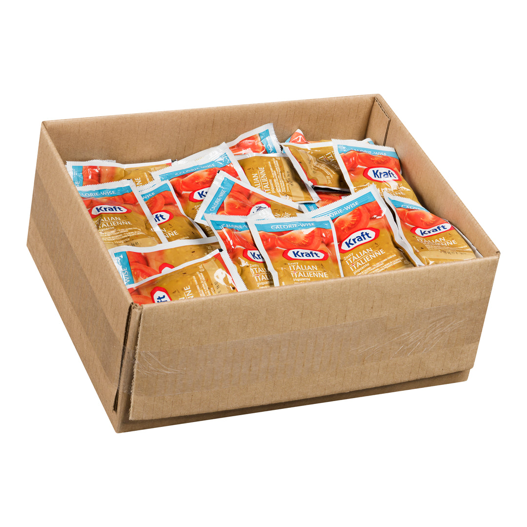 Vinaigrette italienne Zesty à portion contrôlée, faible en calories - 100 x 40 mL - Kraft - Ingrédients pour restaurants et services de restauration - Distribution canadienne