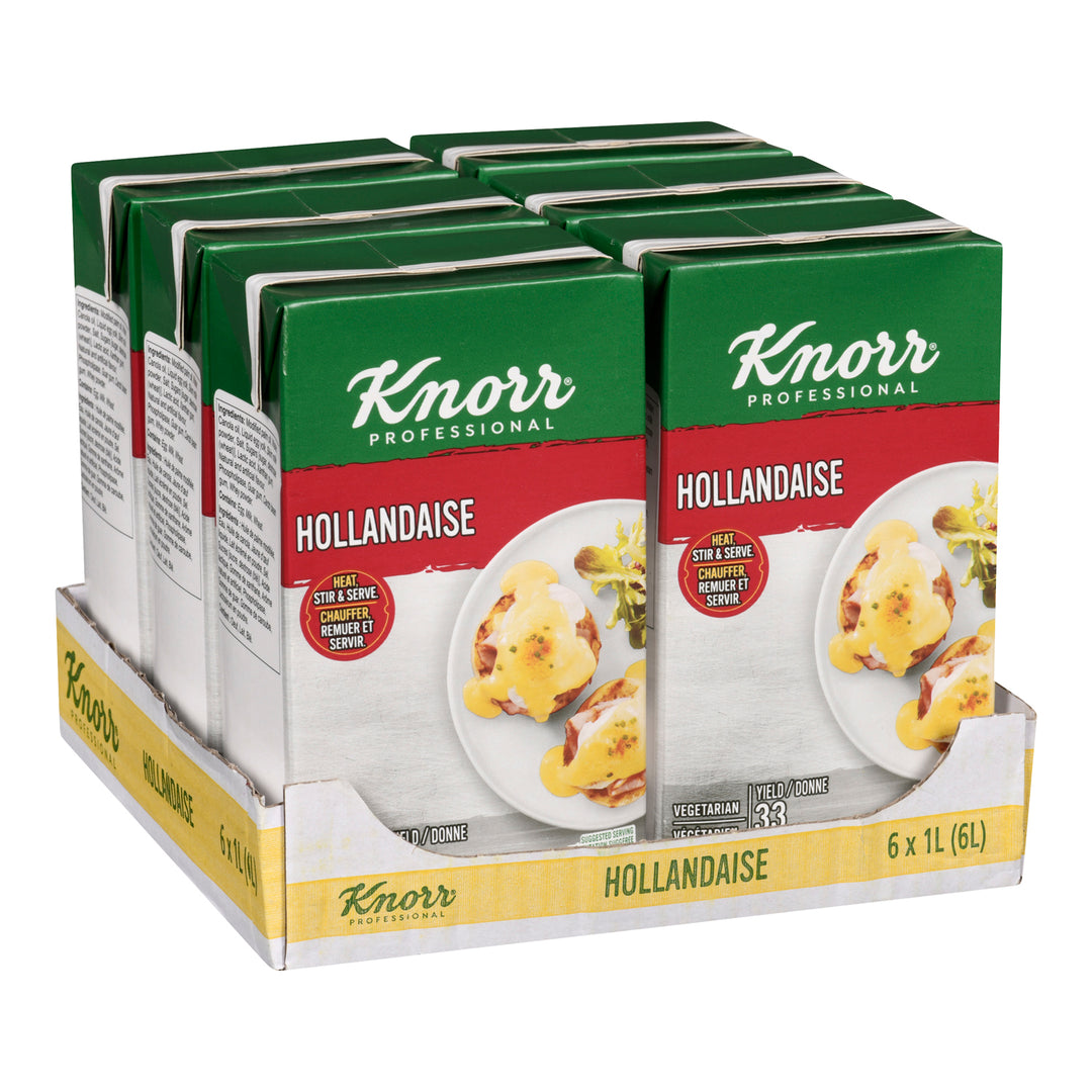 Sauce hollandaise Tetra prête à l'emploi - 6 x 1 L - Repertiore - Ingrédients pour restaurants et services de restauration - Distribution canadienne