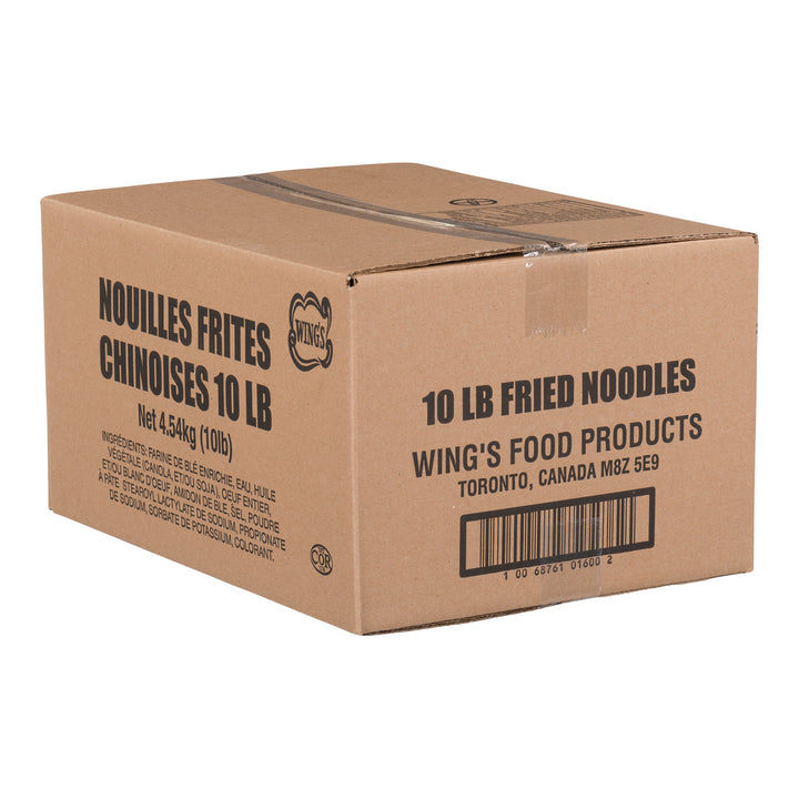 Nouilles sautées Chow Mein - 1 x 10 lbs - Wings Food Prod - Ingrédients pour restaurants et services de restauration - Distribution canadienne