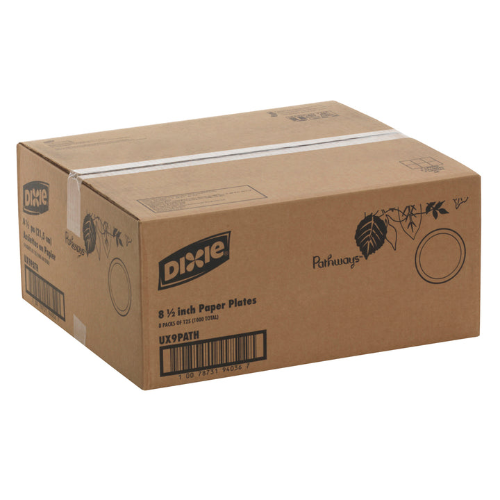 Assiettes en papier 8,5 po - 8 x 125 unités - Dixie - Emballage et accessoires - Fournitures et équipement pour restaurants - Distribution canadienne