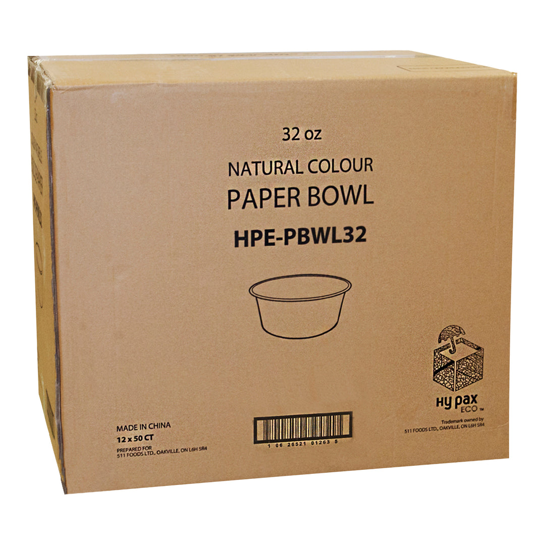 Bâches en papier kraft éco Hy-Pax 32 oz - 1 x 600 unités - Hy-pax - Emballage et accessoires - Fournitures et équipement pour restaurants - Distribution canadienne