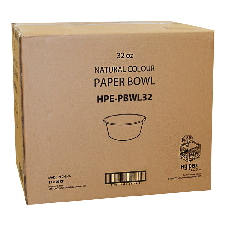 Bâches en papier kraft éco Hy-Pax 32 oz - 1 x 600 unités - Hy-pax - Emballage et accessoires - Fournitures et équipement pour restaurants - Distribution canadienne