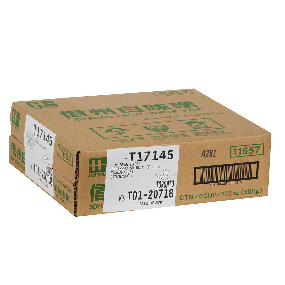 Pâte Miso Shiro Shinshu - 6 x 500 g - Japon - Ingrédients pour restaurants et services de restauration - Distribution canadienne