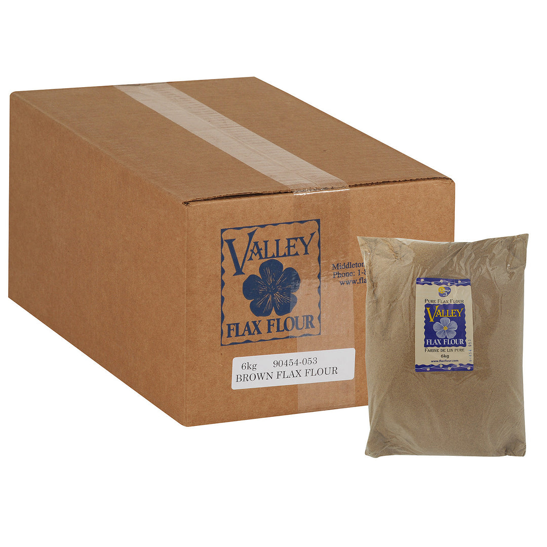 Graines de lin moulues - 1 x 6 kg - Valley Flaxflou - Ingrédients pour restaurants et services de restauration - Distribution canadienne