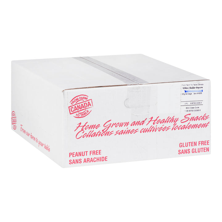 Cheddar blanc pour maïs soufflé - 32 x 23 g - De la ferme à la table - Ingrédients pour restaurants et services de restauration - Distribution canadienne