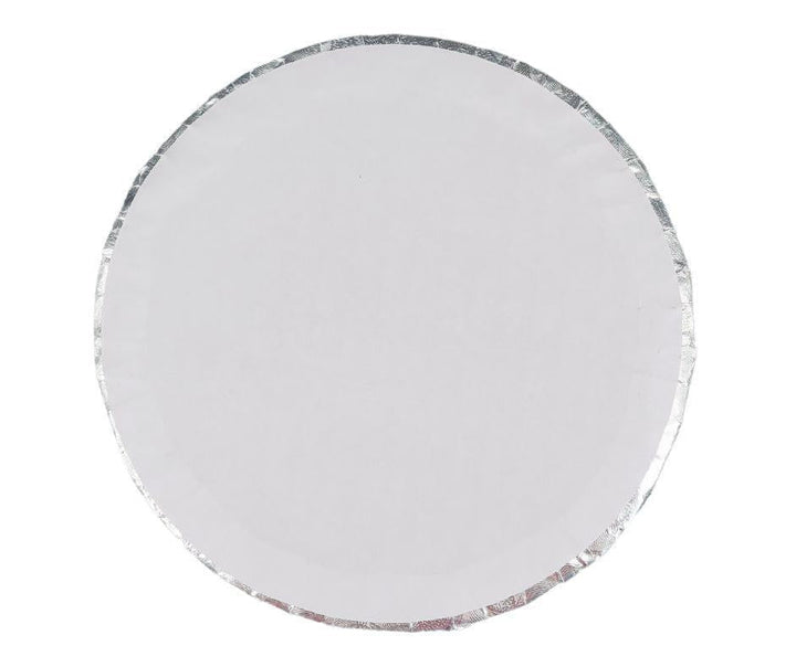 Decora - 8" Round 1/2" Thick Cake Board - Silver - RS-98602