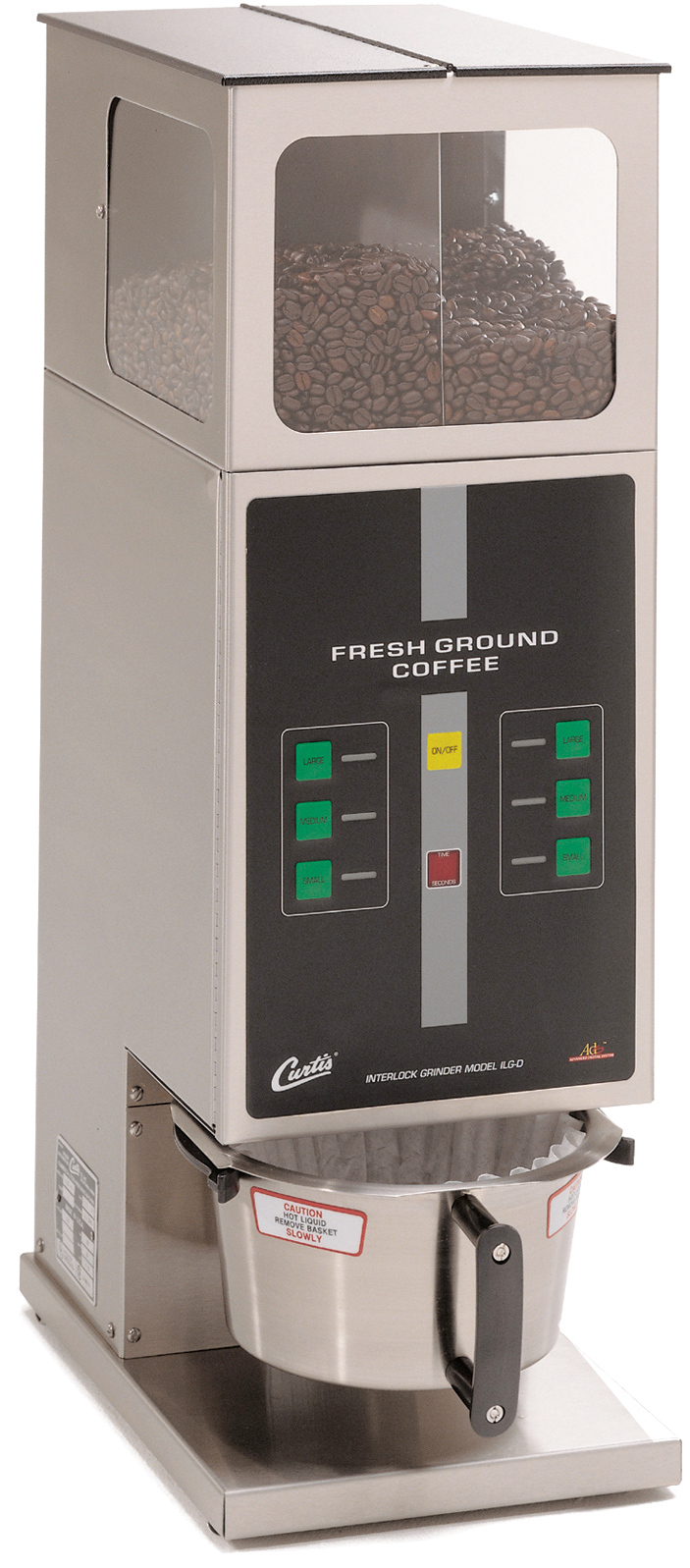 Wilbur Curtis ILGD-10 - Twin Coffee Grinder with Digital InterLock