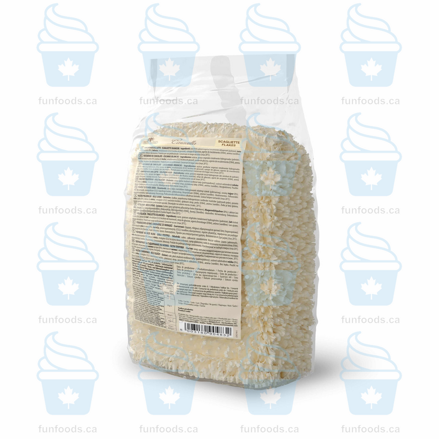 Caravella White Flakes - Case of 8 x 2 KG Bags - Master Martini Canada - Canadian Distributor