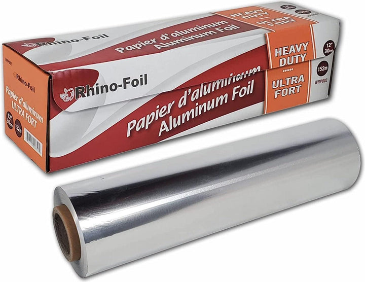 Rhino-Foil - Rouleau de feuille d'aluminium de 30 cm (12 po) - Très résistant - 152 m