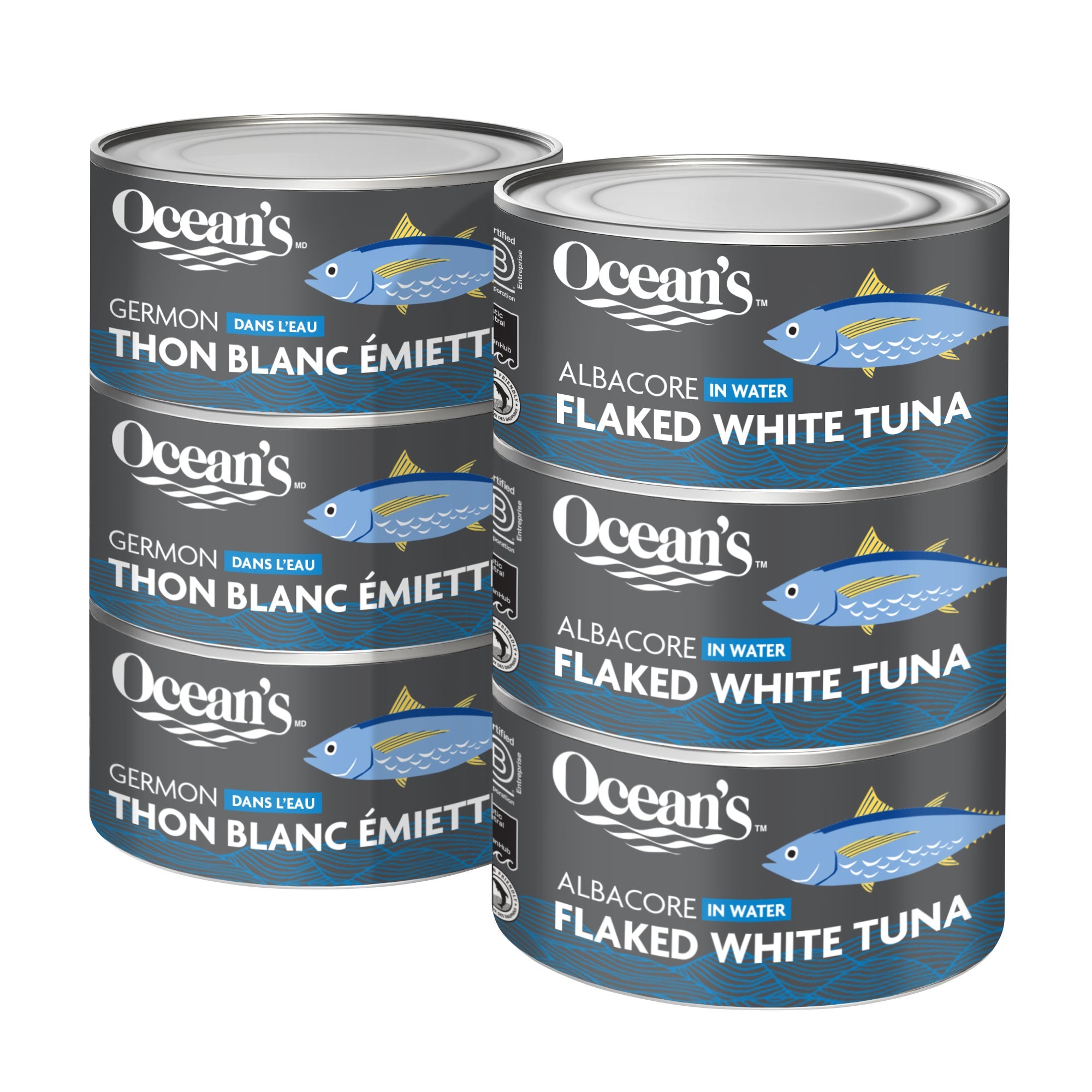 Ocean's Flaked White Albacore Tuna - 24 × 184 g - Grocery and Food