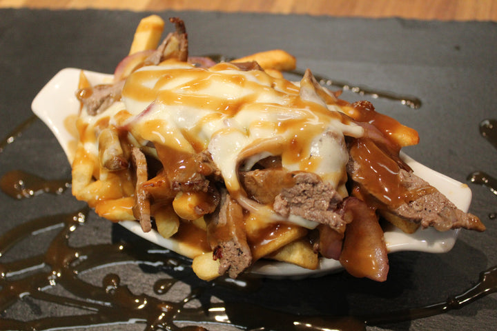 Poudre à sauce pour poutine instantanée - 6 x 400 g - Etiquette Blanc - Ingrédients pour restaurants et services de restauration - Distribution canadienne