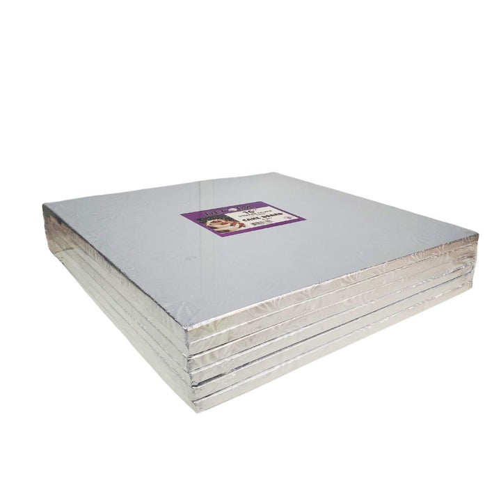 Decora - 16" 1/2" Square Cake Drum - Silver