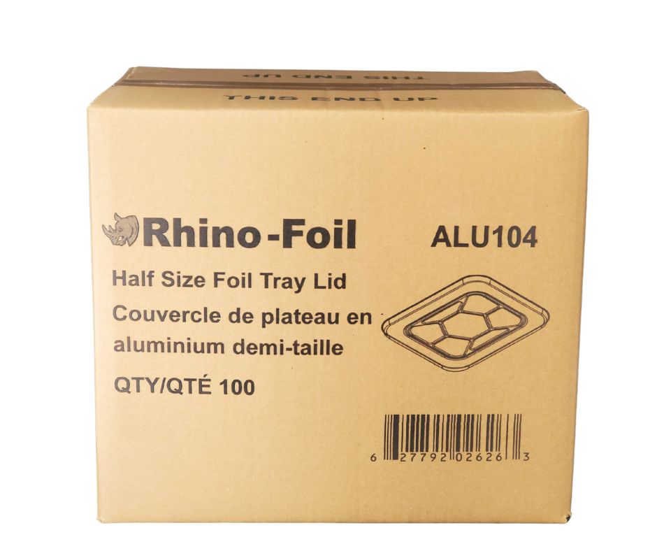 Rhino-Foil - Couvercle demi-taille pour plaque à vapeur en aluminium - Version lourde