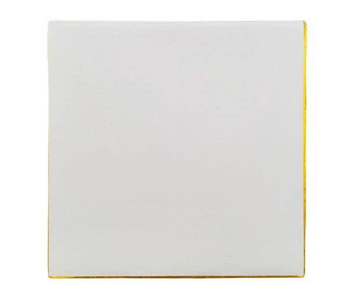 Decora - 10" Square 1/2" Cake Board - Gold