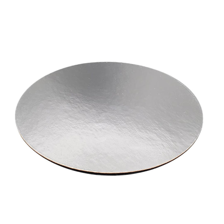 Enjay - Feuilles de coquille Saint-Jacques - 25,4 cm (10 po) - Rondes - Or clair/Argent - Épaisseur de 0,070 po